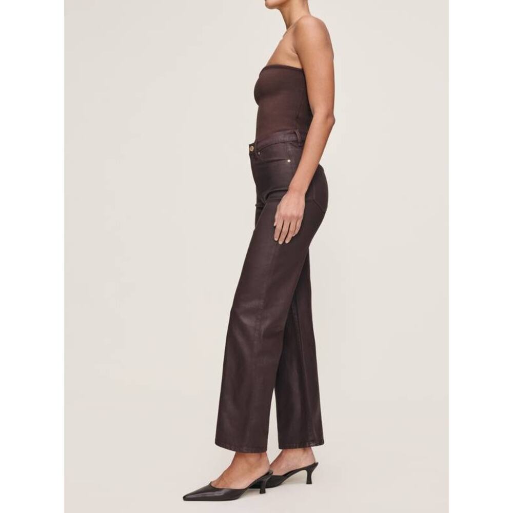 DL1961 Tube Top Instasculp Fine Knit in Brown XS NEW Minimalist QuietLuxury - Picture 4 of 6